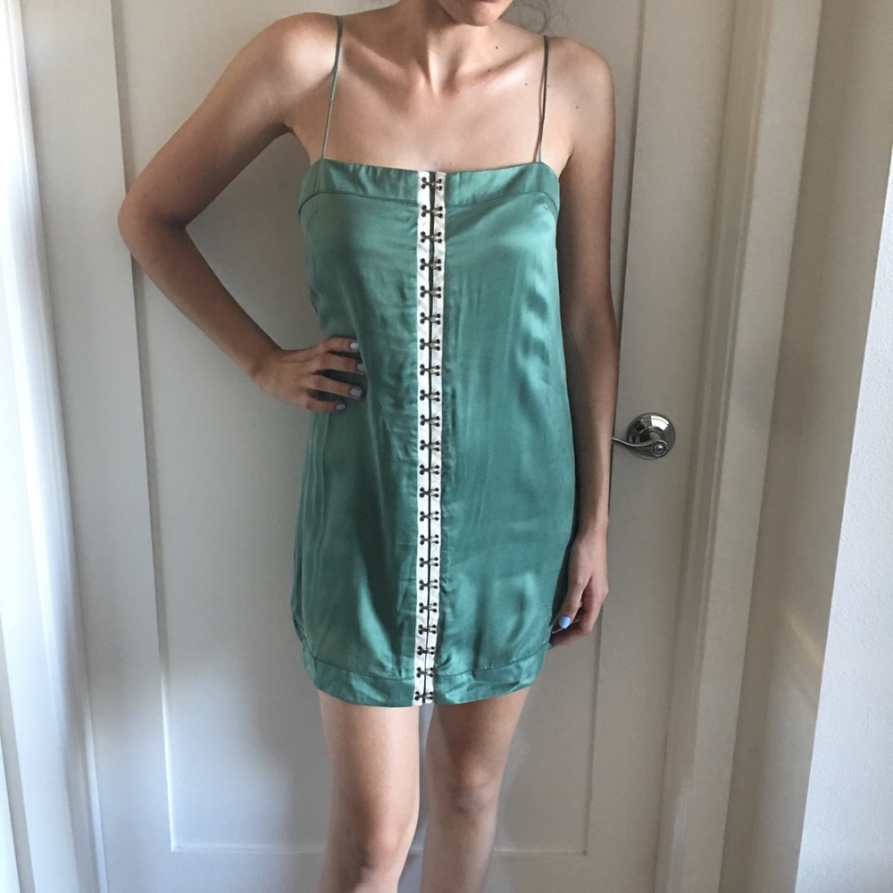 Lovers + Friends Green Hook Dress